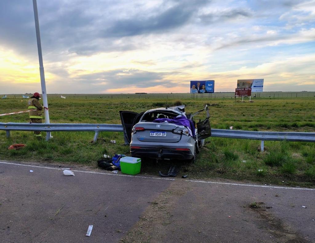 Una mujer perdió la vida en un accidente ocurrido en la intersección de las rutas 35 y&nbsp;18