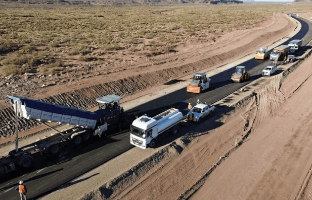 La pavimentación de la Ruta 7 en Cortaderas ya supera el 42% de&nbsp;avance