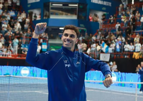 Emotivo mensaje de Fran Cerúndolo tras el histórico triunfo argentino en la Copa Davis disputada en Neuquén